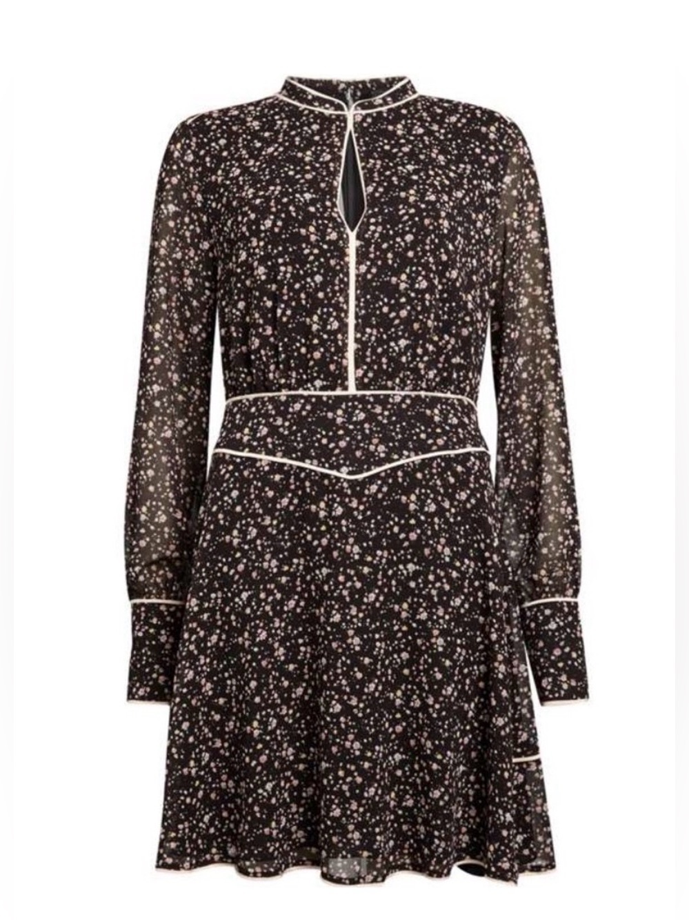 ALLSAINTS Kay Pepper Floral Mini Dress, size 8 - Picture 2 of 10